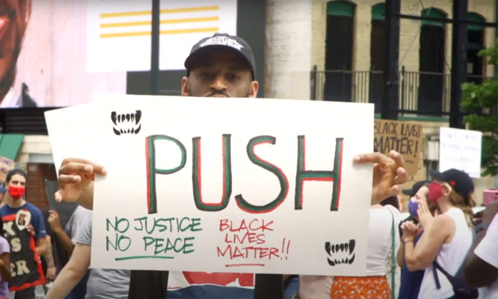 Ultra Beast head to Black Lives Matter protest for A-F-R-O-assisted “PUSH” video