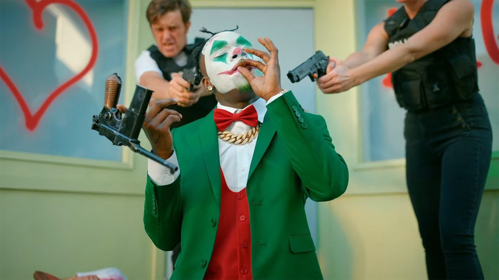 DaBaby becomes The Joker & addresses mental health with Lil Wayne-assisted “Lonely”