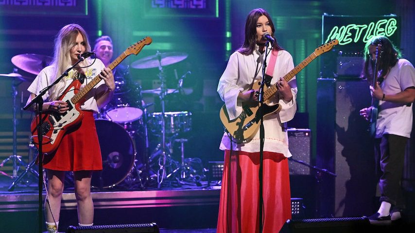 Watch Wet Leg Perform “Chaise Longue” and “Wet Dream” on The Tonight Show