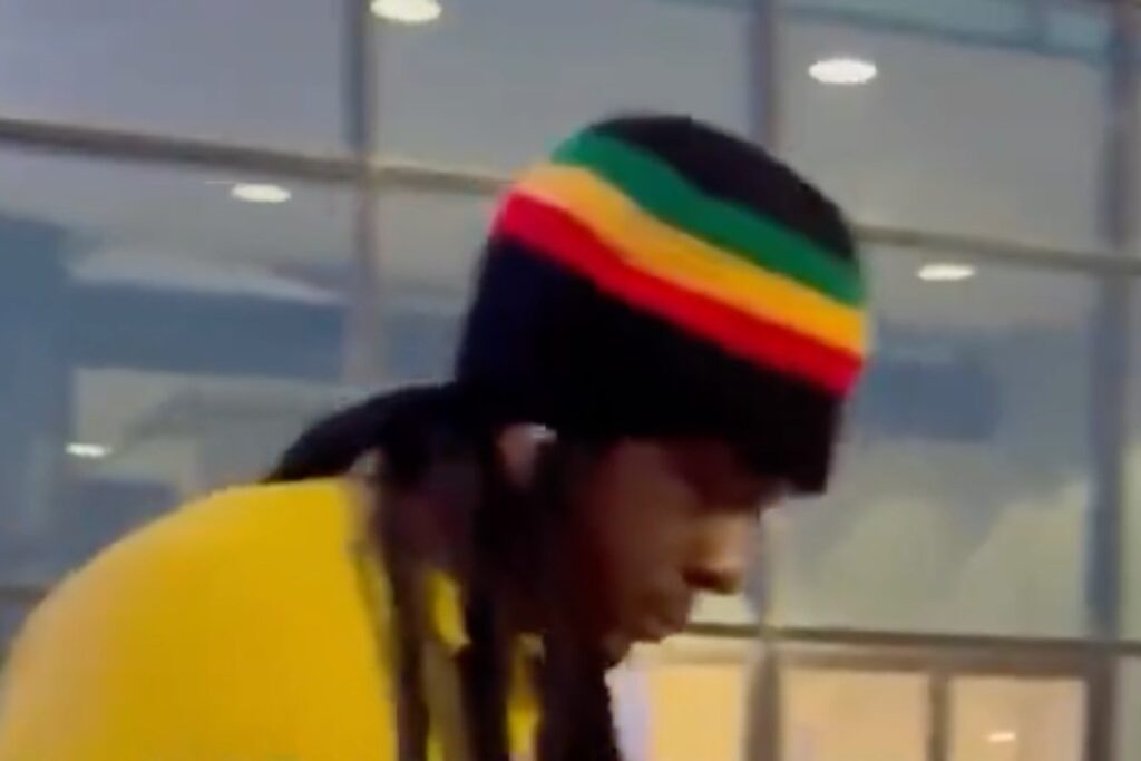 Boosie Wears Dreadlock Wig and Rasta Hat to Bob Marley Movie