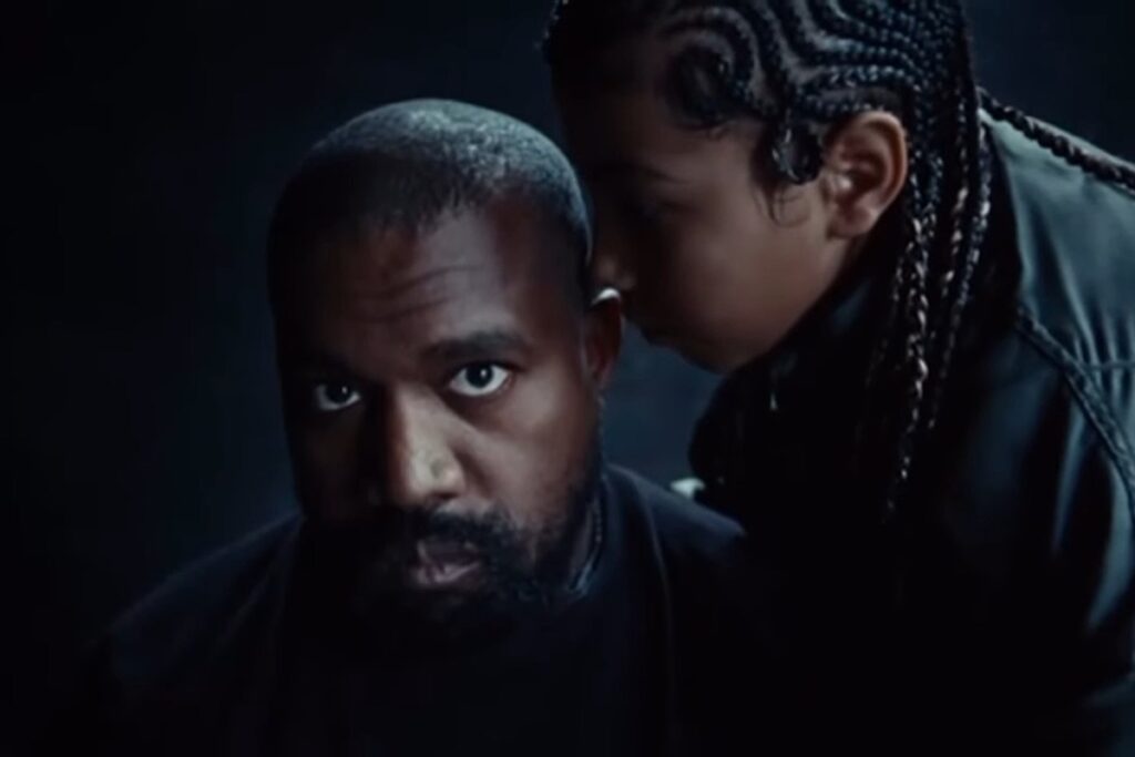 Kanye and North West Star in Music Video for ‘Talking/Once Again’