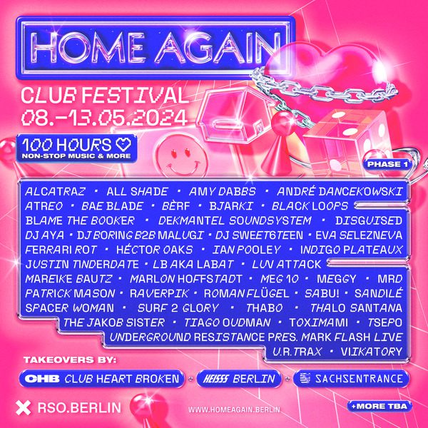 Home Again Club Festival returns with 100-hour non-stop music marathon in Berlin