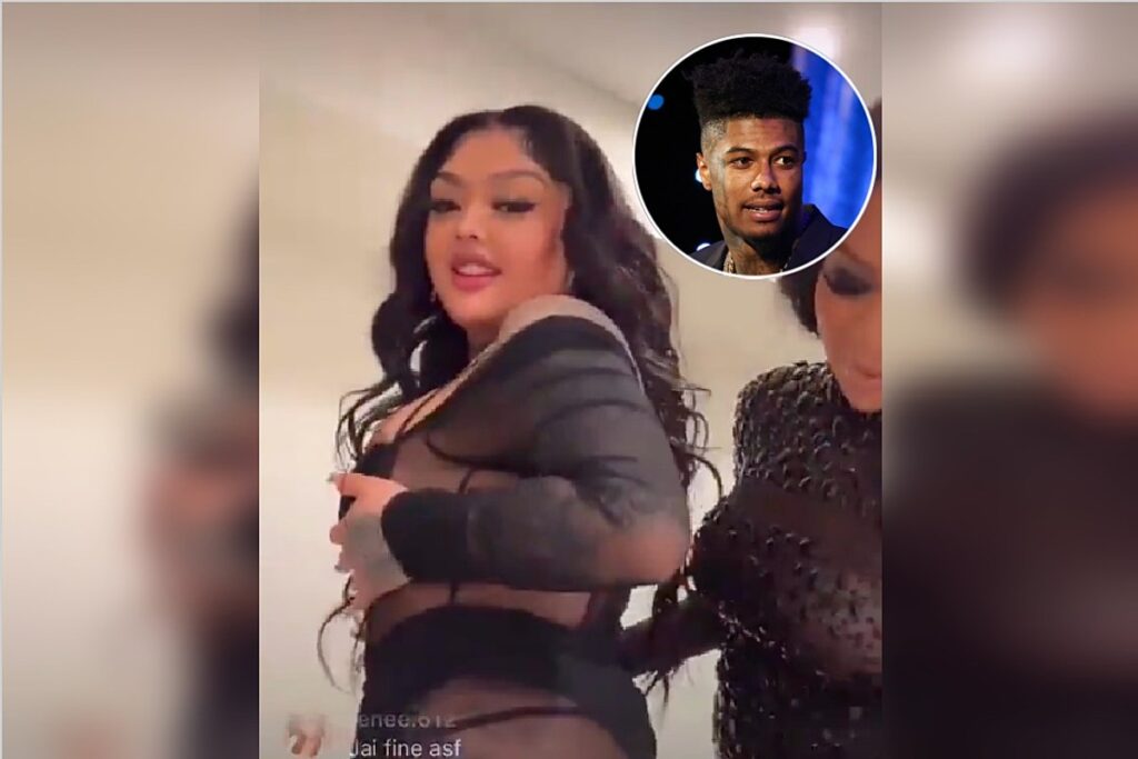 Jaidyn Alexis Shows Blueface Tattoo She Has on Her Butt