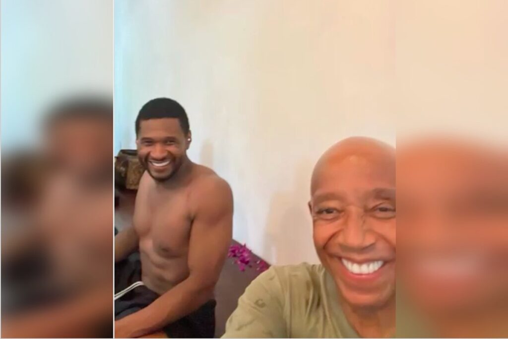Usher Gets Backlash for Visiting Russell Simmons in Bali