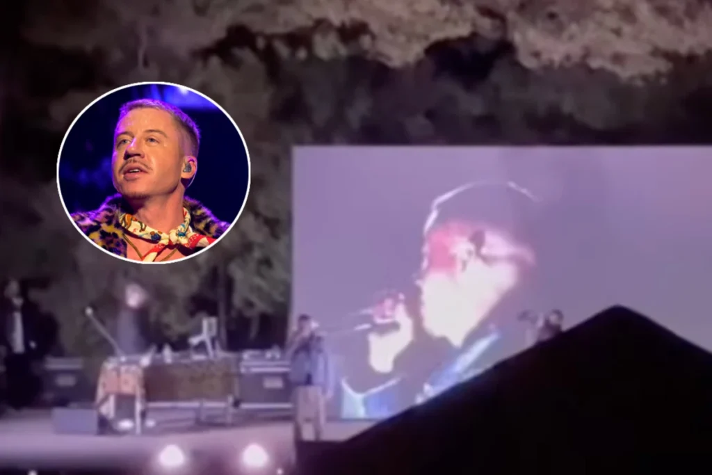 Macklemore Tells Crowd “F**k America” During Charity Performance