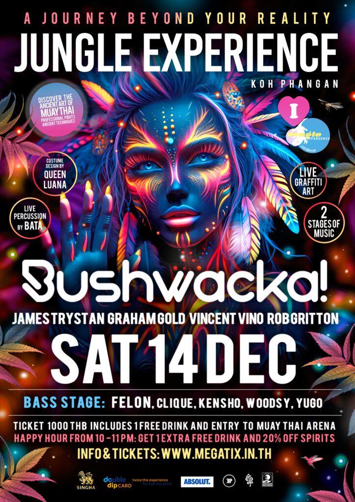 Jungle Experience Festival – Music and Art on Koh Phangan, December 14th