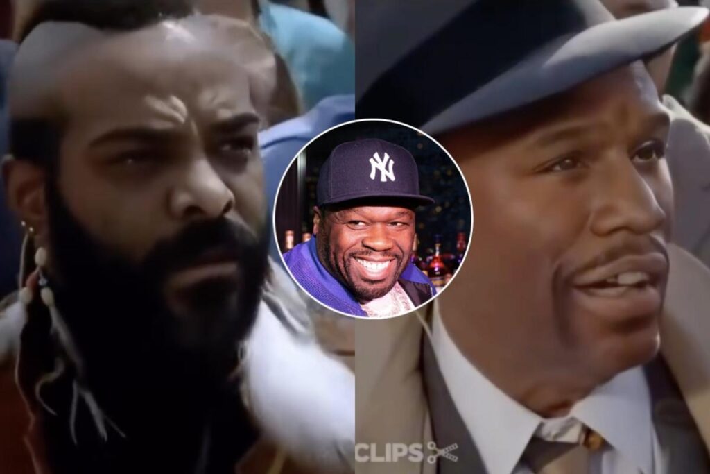 50 Cent Clowns Jim Jones and Floyd Mayweather in Rocky AI Spoof