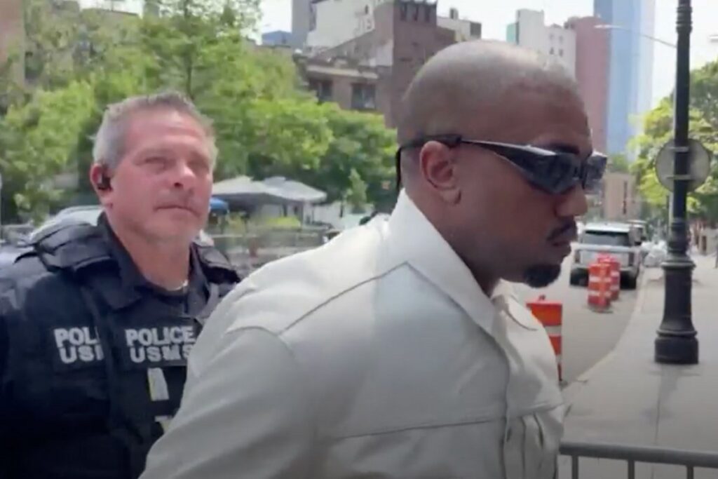 Ye Turns Heads by Showing Up at Diddy’s Trial