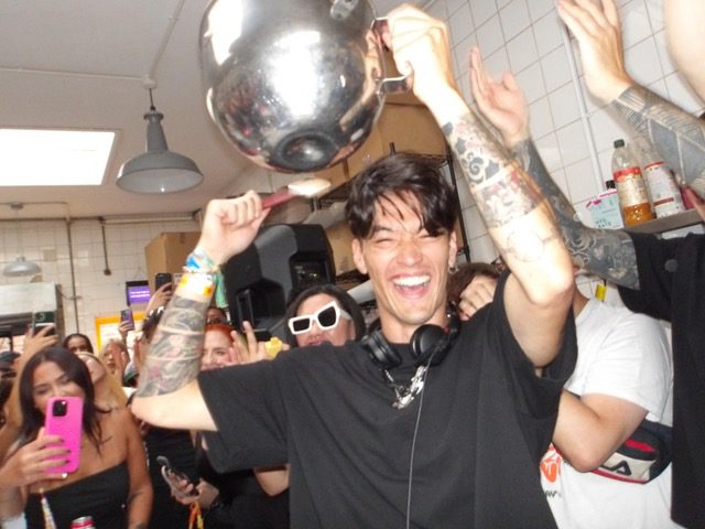 Charlie Sparks brings techno chaos to an East London bakery for ‘Back From The Baker’ pop-up